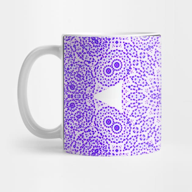 pointillist kaleidoscope in purple by hereswendy